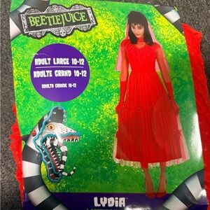 Beetlejuice Lydia Red Costume